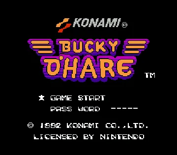 Bucky O'Hare (USA) screen shot title